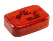 3" Med Wide Padauk - Footprints