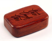 3" Med Wide Padauk - Live Laugh Love