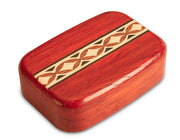 3" Med Wide Padauk - Oval Diamond Inlay