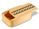 Opened View of a 3" Med Wide Aspen with inlay pattern of Vector Pyramids Inlay