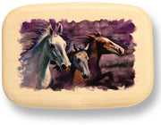 3" Med Wide Aspen - Horse Trio