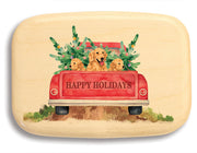 3" Med Wide Aspen - Holiday Truck w/ Dogs