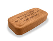 4" Med Wide Cherry - Quote -Emerson Heart