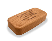 4" Med Wide Cherry - Quote -Vivian Greene