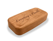 4" Med Wide Cherry - Quote -Everything possible