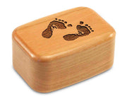 3" Tall Wide Cherry - Footprints