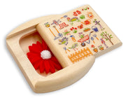 Treasure Box - Doodle Garden w/ Flower Magnet