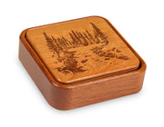 Terra Inside Engraved Flip-Top - Mountain River Scene