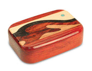 3" Med Wide Padauk - Wave Marquetry