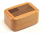3" Tall Wide Cherry - American Flag