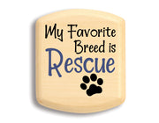 2" Flat Wide Aspen - Rescue Dog